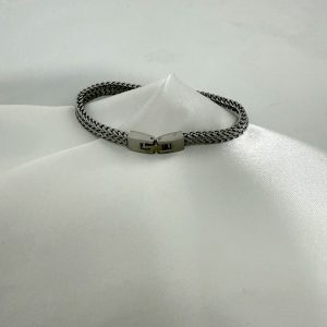 צמיד snake לגבר כסוף - STAINLESS STILL